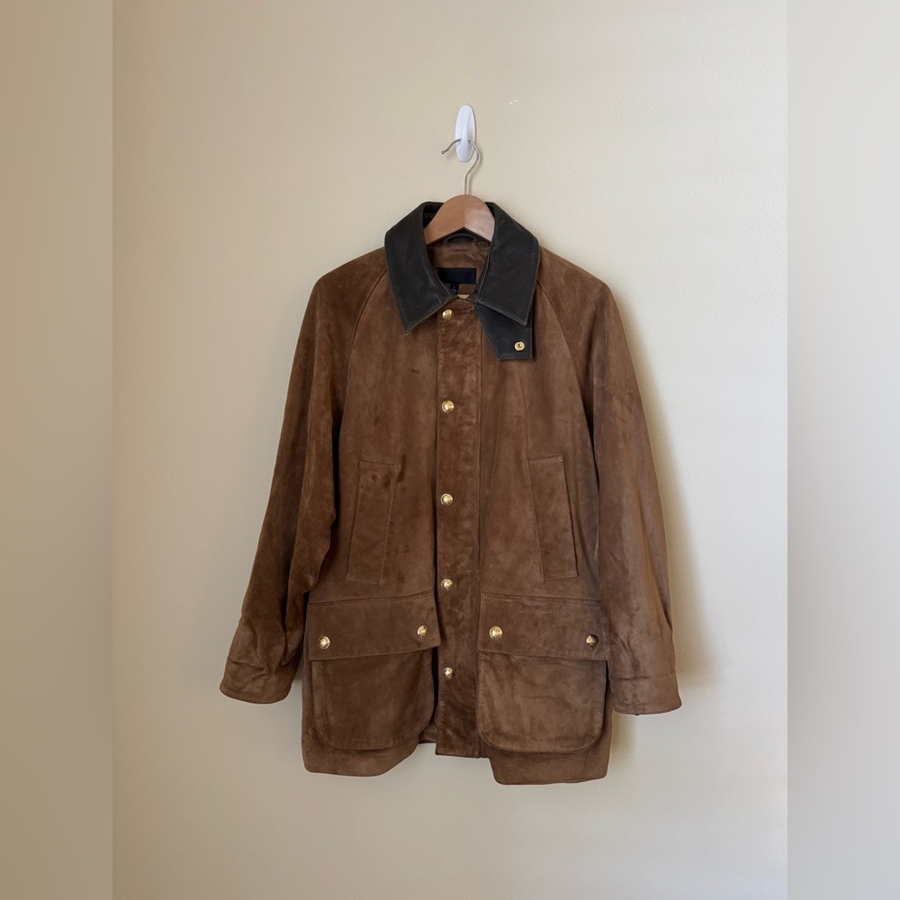 Nili Lotan Kedem Suede Jacket Martora Size Small